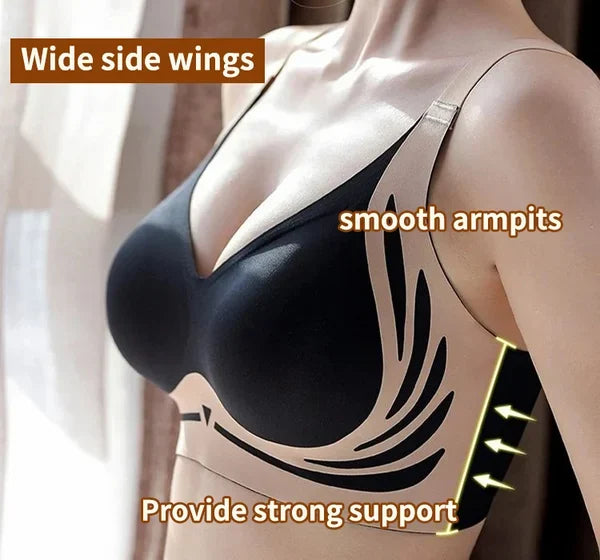 Super gather bra | Wireless Push-up Bra No more sagging breasts