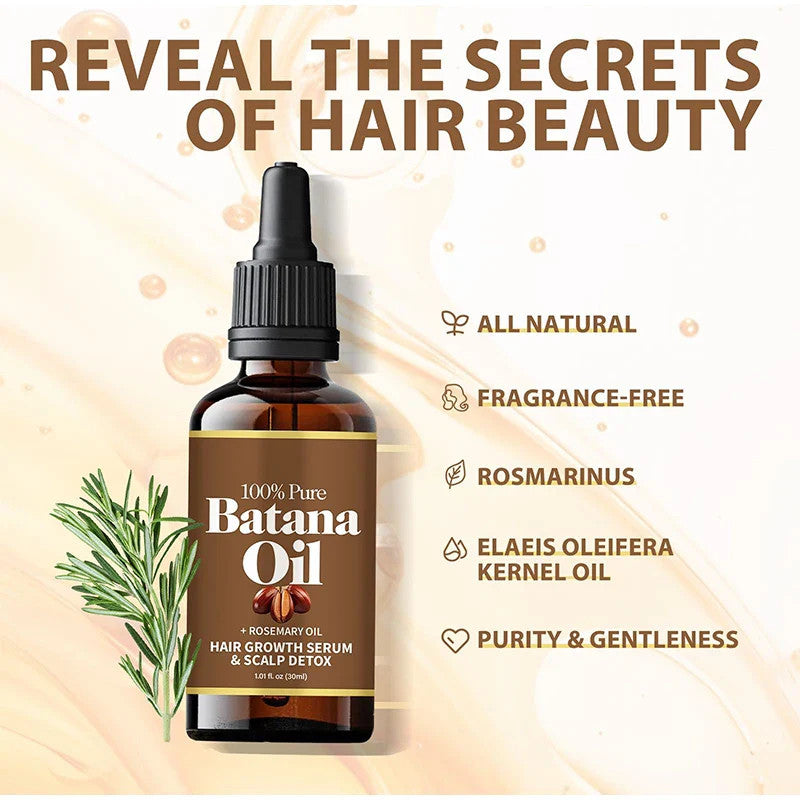 100% Pure Batana Oil & Rosemary Oil