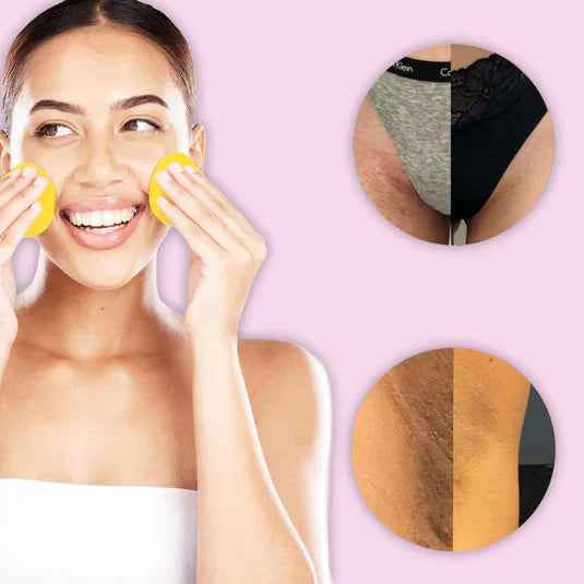 Turmeric & Kojic Acid Pads - Cleansing Pads Helps Balance Skin Oil And Water Hydrating