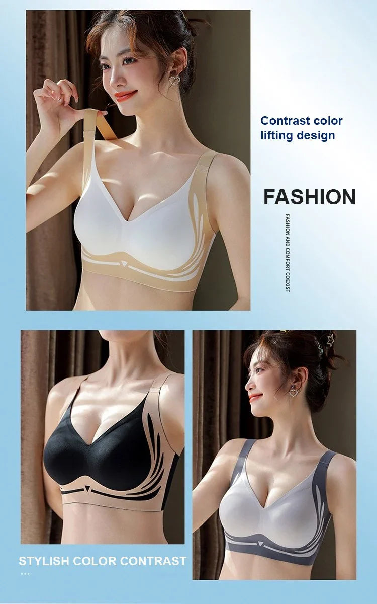 Lifting Anti-Sagging Wireless Push-up Bra