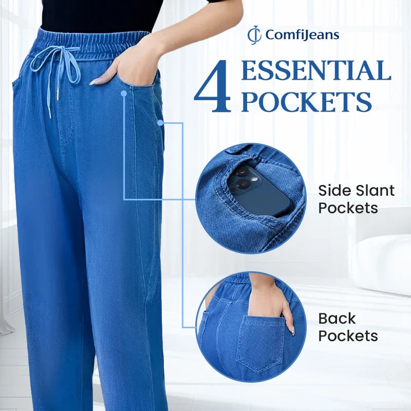 ComfiJeans - High Waist Ultra-Stretch Mom Jeans - Hot Sale 50% Off