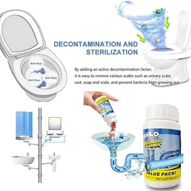 High Efficiency Powerful Sink & Drain Cleaner