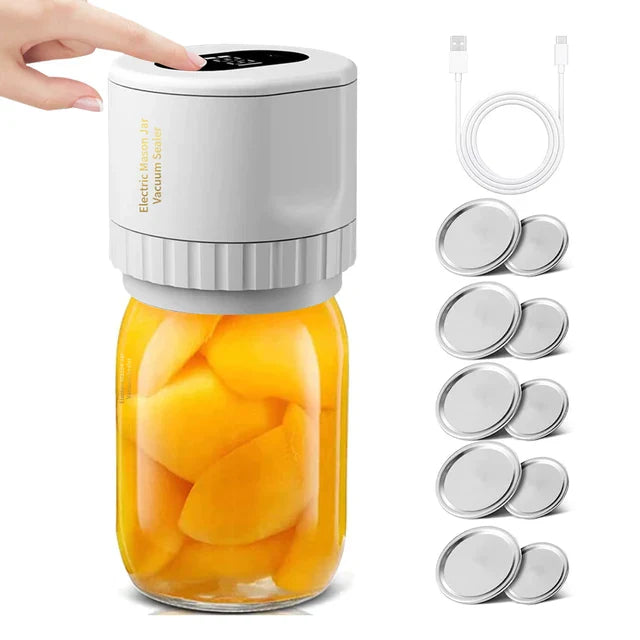 Mason Jar Vacuum Sealer – Flash Sales 70% OFF