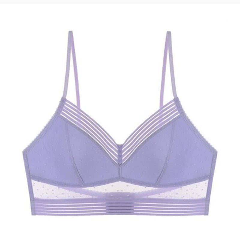 Starry Bra - Low Back Wireless Lifting Lace Bra