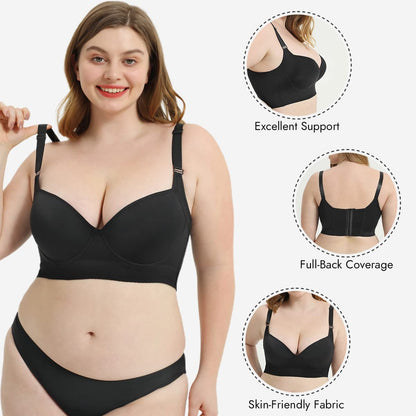 LilySure Push-Up Back Smoothing Bra