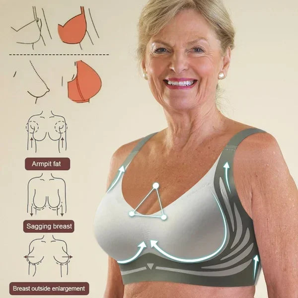 Lifting Anti-Sagging Wireless Push-up Bra