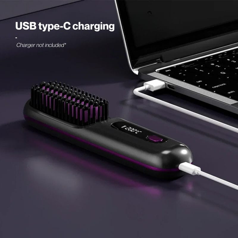 GoBrush PRO - Portable Straightener Brush