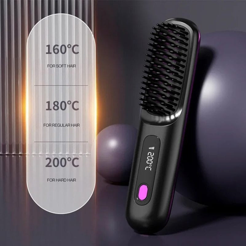 GoBrush PRO - Portable Straightener Brush