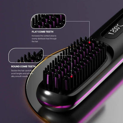 GoBrush PRO - Portable Straightener Brush