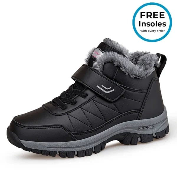 Waterproof Leather Winter Boots - The Most Comfortable Orthopedic Boots for Your Feet - Hot Sale 50% Off