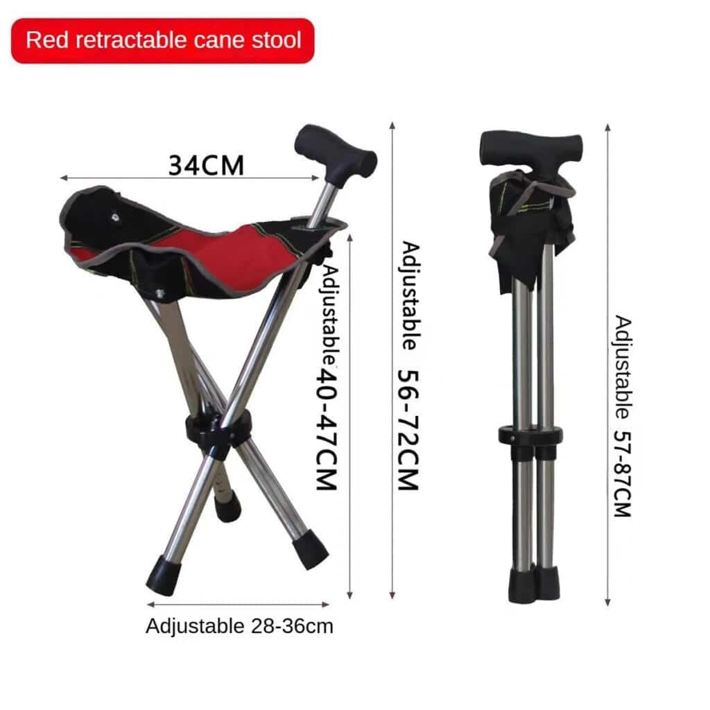 UMIO Walking Stick With Seat