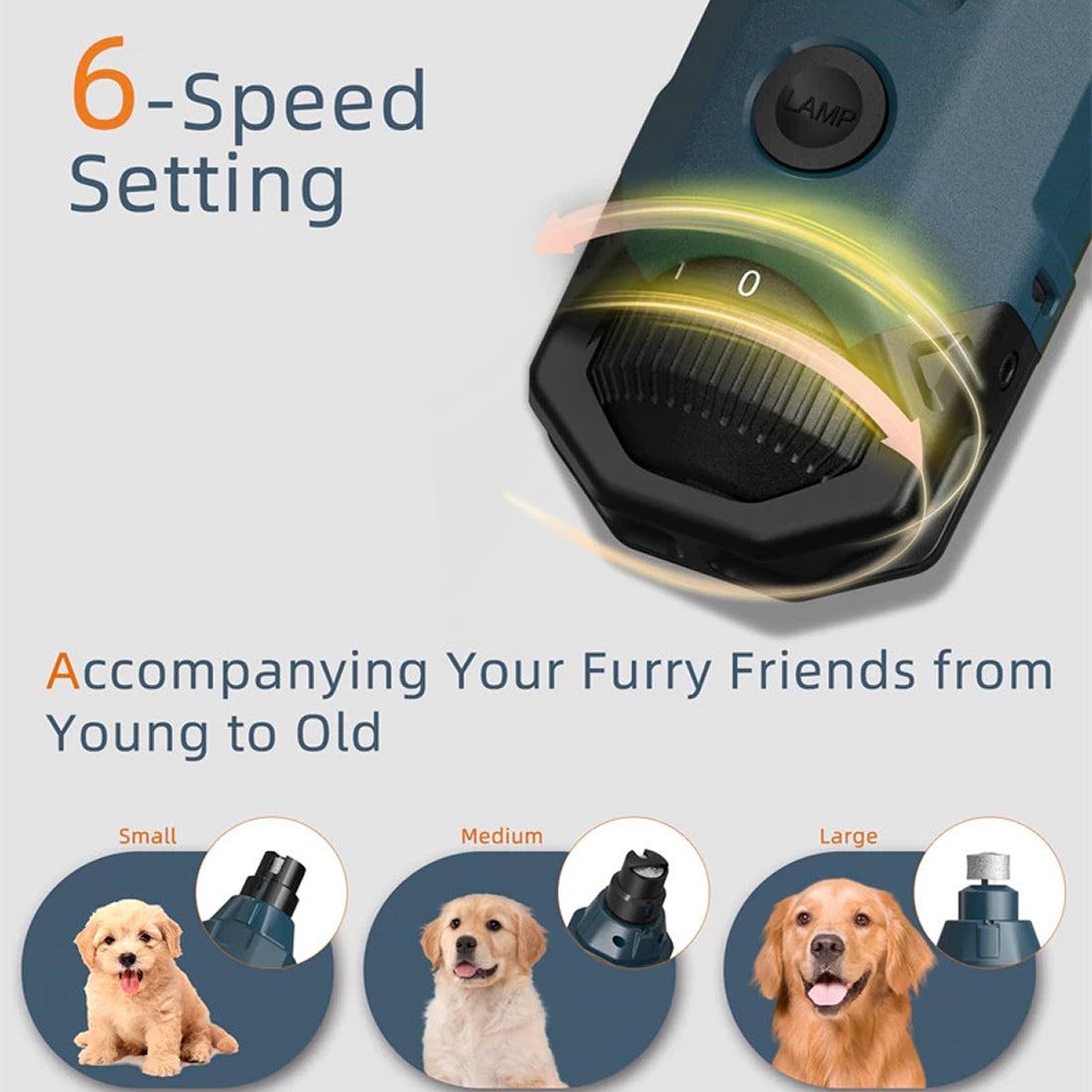 Pawyumio Silent Dog Nail Grinder