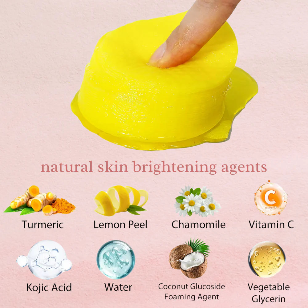 Turmeric & Kojic Acid Pads - Cleansing Pads Helps Balance Skin Oil And Water Hydrating