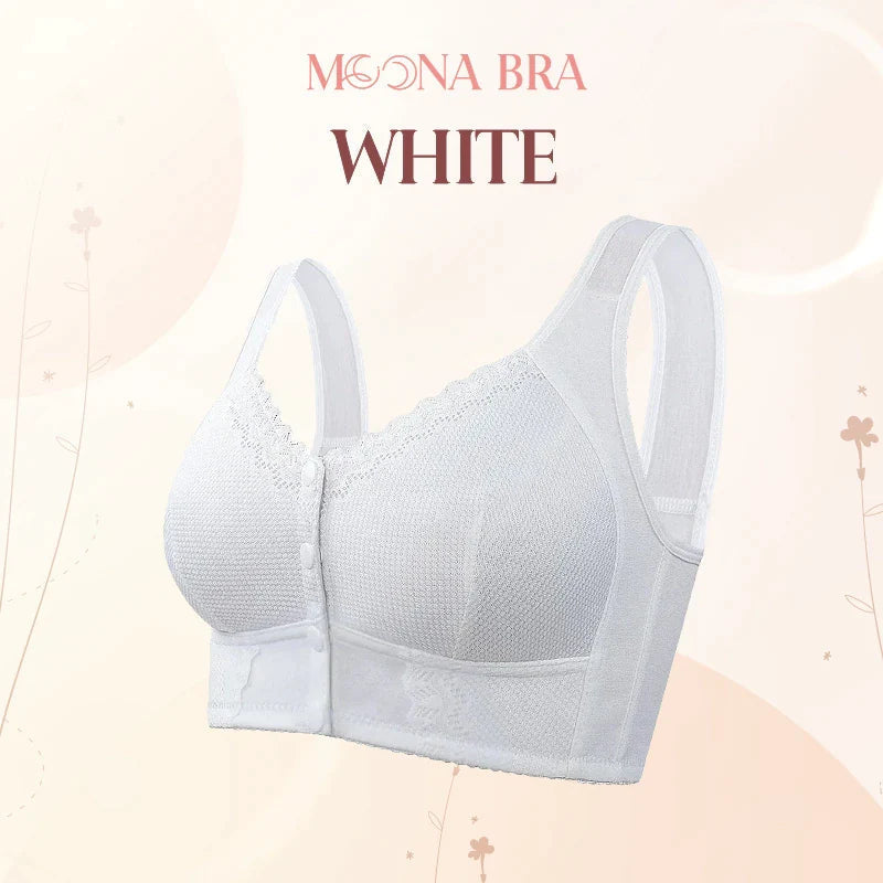 Moona Bra - Front Closure Breathable Bra for Seniors - Hot Sale 50% Off