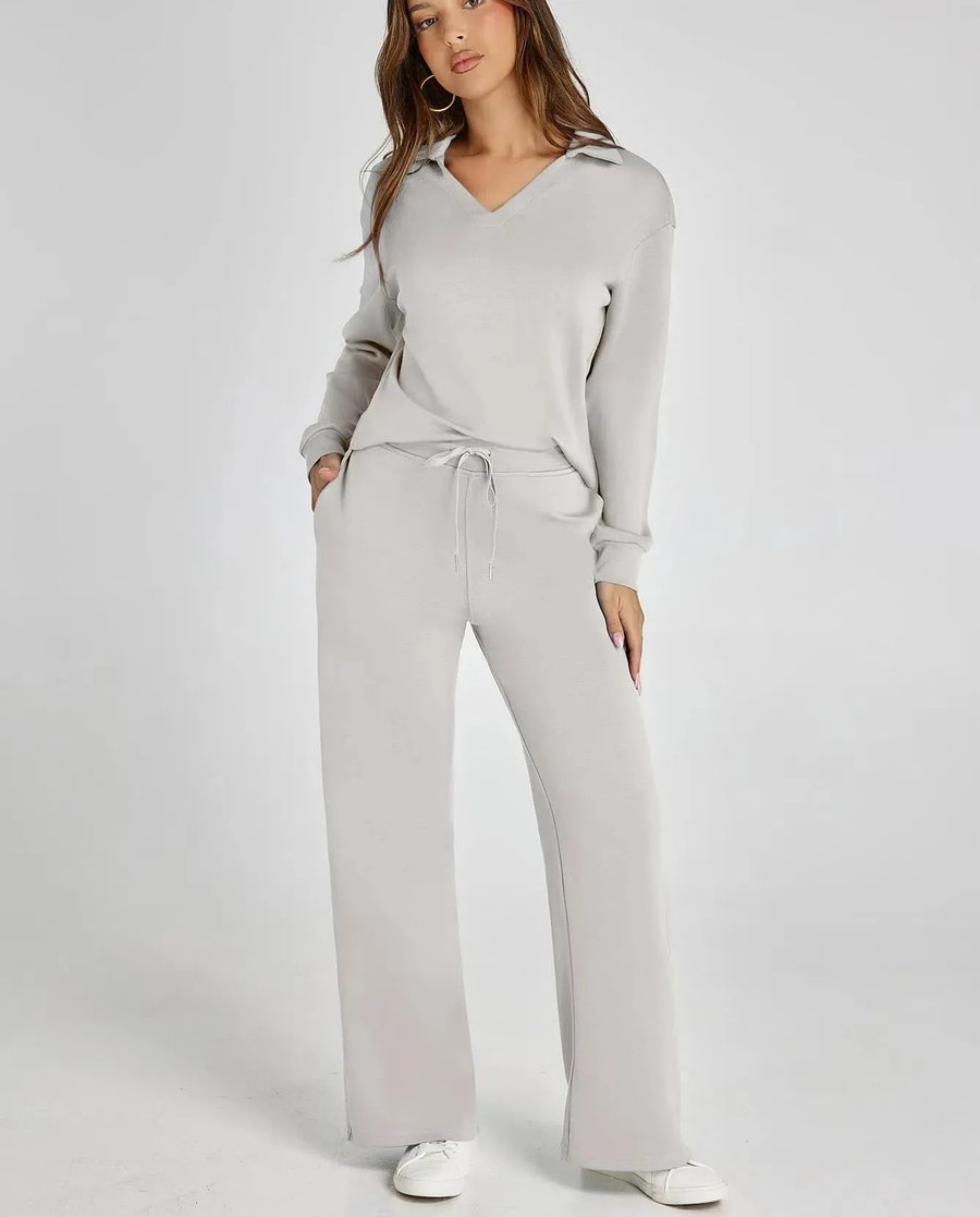 Women’s 2 Piece Sets Outfits Casual Long Sleeve Sweatsuits Sets