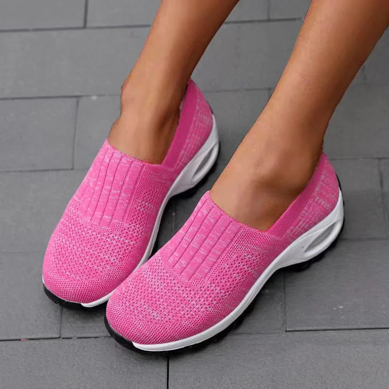 WOMENS SKECH-AIR GO-WALK AIR CUSHION TRAINERS